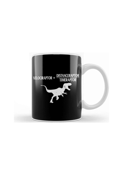 Distanceraptor Timeraptor Velociraptor Dinosaur Kupa Bardak Porselen Karışık