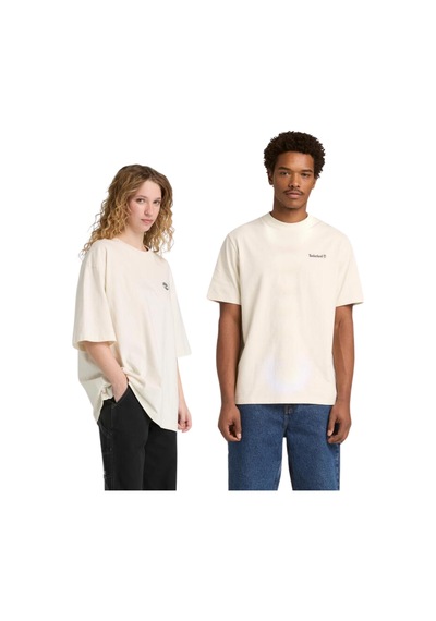 B0a5mkycm91-r Timberland Lake House Back Graphic Tee Erkek T-shirt Krem B0a5mkycm91-r Krem