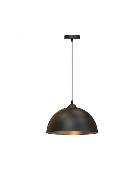 55905312 Riolight Modern1,vintage1 Cafe,oteller İçin 1xe27 Siyah Metal Sarkıt Avize Çap:30cm 1adet F Diğer