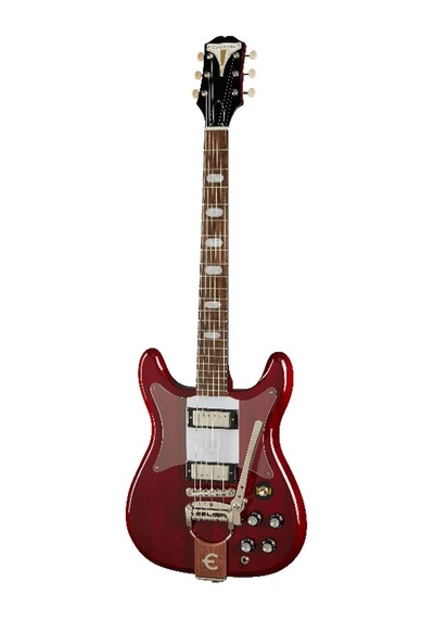 Epiphone Crestwood Custom Tremotone Elektro Gitar Cherry