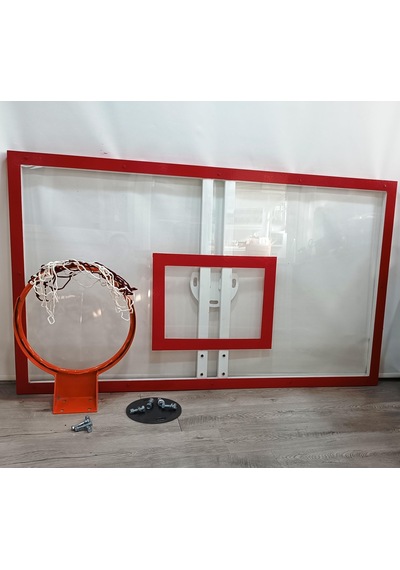 Mia Basketbol Panya Seti 105 180 8 Mm Solid Polikarbon 45 Cm Sabit Çember