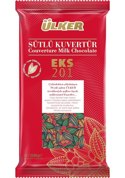 Ülker Eks 201 Sütlü Kuvertür Çikolata 2500 G