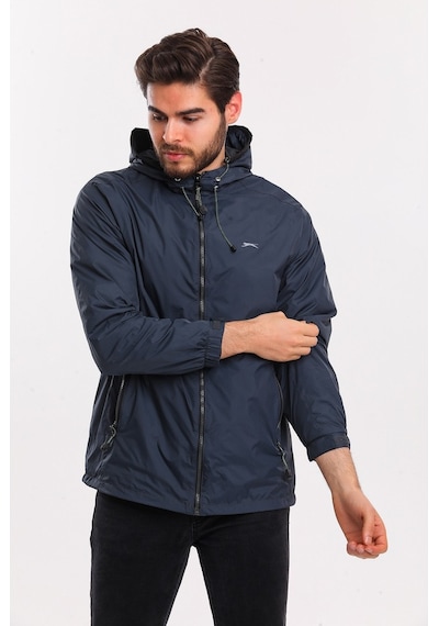Slazenger OFANS Erkek Yağmurluk Koyu Gri