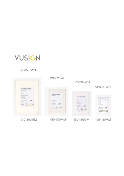 Vusıgn Vs652-wh Mdf Fotoğraf Çerçevesi 15x20 Cm Beyaz Masaüstü Ve Duvar Askılı Çerçeve