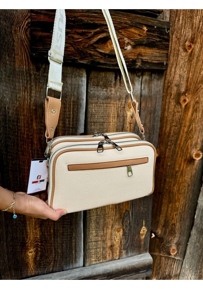 Just Polo Kadın Omuz Çantası Yeni Sezon 4023mh Krem - Camel