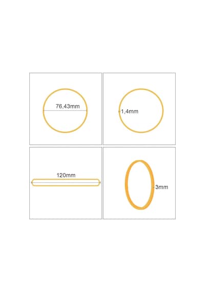 Ekoset 120X3Mm Geniş Kauçuk Paket Ambalaj Lastiği 1.000 Adet