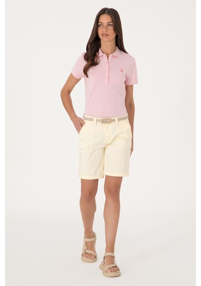 U.s. Polo Assn. Kadın Limon Şort / Bermuda 50299160-vr035 Lımon