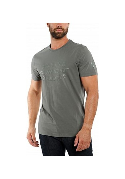 Dainese Racing Service Kısa Kol Tshirt Gri
