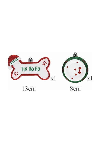 Asılabilir Yılbaşı Yeniyıl Ağacı Süsü Pati Christmas New Year Paw Ornaments
