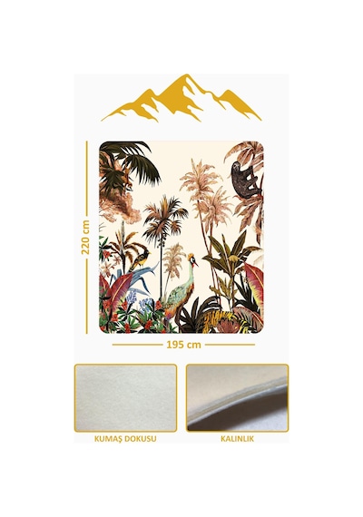 Soft Touch Çift Kişilik Modern Konfor Serisi Termal Battaniye Ybt0044 Renkli