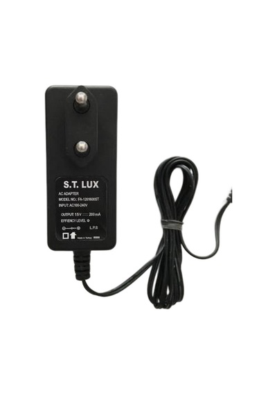 15 Volt - 200 Ma Adaptör Şarjlı Süpürge Adaptörü 15V