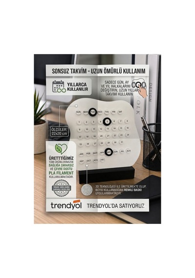 Sonsuz Takvim Beyaz - 904268168 Beyaz