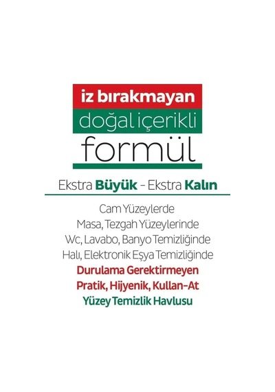 Easy Clean Yüzey Temizlik Havlusu 100 Yaprak 4 Adet Diğer
