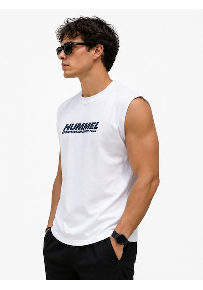 Hummel Traca Tank Top Erkek Atlet 912356 Beyaz
