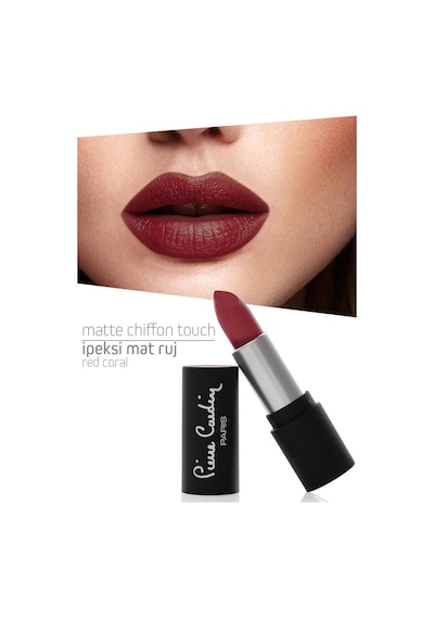 Pierre Cardin Matte Chiffon Touch Lipstick Red Coral -188