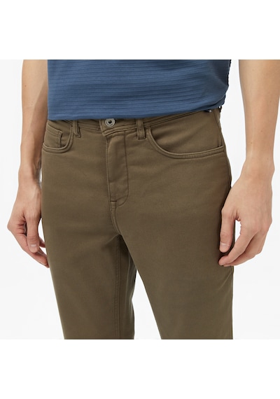 Nautica Erkek Kahverengi Slim Fit Pantolon Düz P57114t Kahverengi