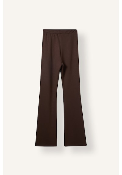 Defacto Flare Fit Elastik Bağlamalı Bel Modal Pantolon G9445ax26wnbn192 Kahve-bn192