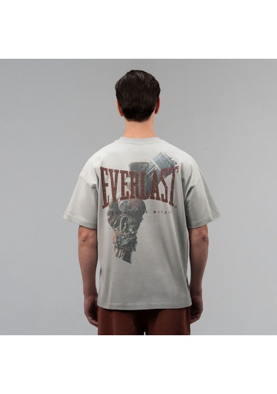 Everlast Boxing Heritage Oversize Gri Erkek T-shirt Tm0133 Gri