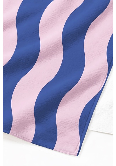 Dalgalı Çizgili Plaj Havlusu-minimalist Pembe Lacivert Havuz Deniz Banyo Hızlı Kuruyan Sahil Örtüsü Keten Gölgesi Dalgalı Çizgili Plaj Havlusu-minimalist Pembe Lacivert Havuz Deniz Banyo Hızlı Kuruyan Sahil Örtüsü Keten Gölgesi