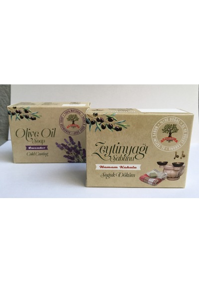 Karakılıç Doğal El Yapımı Lavantalı + Hamam Kokulu Zeytinyağı Sabunu 120 G