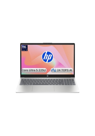 HP AI 15 D51E0EA Intel Core Ultra 5 225U 16 GB 512 GB SSD 15.6" Free Dos Dizüstü Bilgisayar