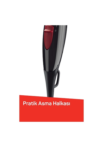 Arzum AR569 Linda Saç Kurutma Makinesi 2 Hız Ayarı, Soğuk Hava ve Difüzör, 2000W, Siyah