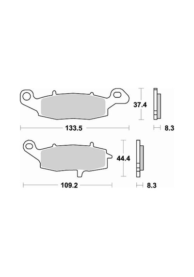 Kawasakı Er6F Abs 650 Brakıng Ön Fren Balatası 2006 - 2016 782Cm5