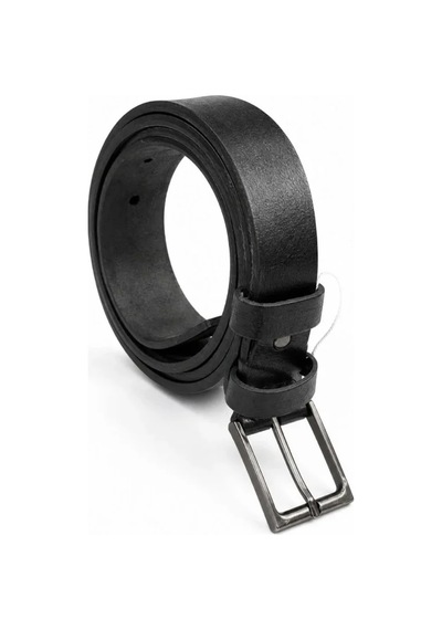 Suma Erkek Hakiki Deri Klasik Kemer 3.5 Cm Metal Tokalı Günlük Kullanım siyah