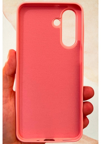 Samsung Galaxy A17 Yıldız Tozu Premium Pembe Silikon Kılıf