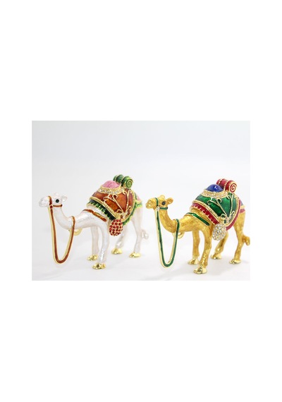 1 Adet Deve Figürü Taşlı Dekoratif Biblo, Masa Üstü Aksesuar, Süs Eşyası, Figurine Ornament