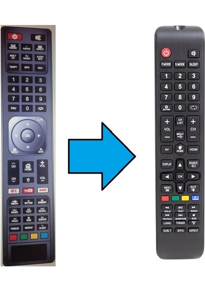 Skytech Android Led Tv Kumanda-resimde Sağdaki Gönderilir