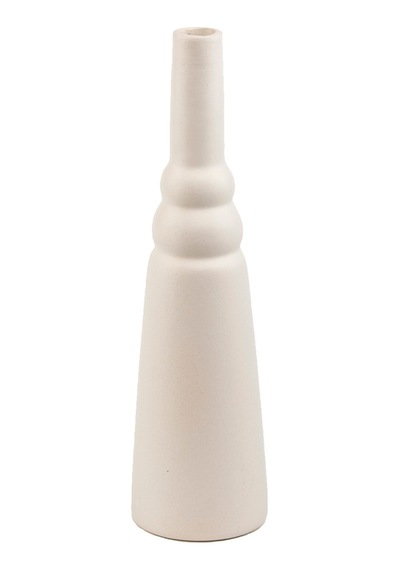 Morandi Pure S Seramik Vazo Dekoratif Obje Beyaz - 618824440