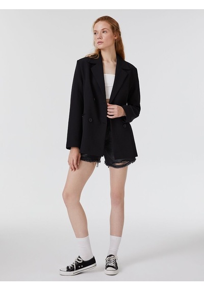 LOFT Regular Fit Kadın Ceket Lf2031900 Q1.v1 Siyah