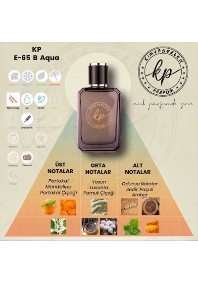 KP E-65 Erkek Parfüm EDP 50 ML