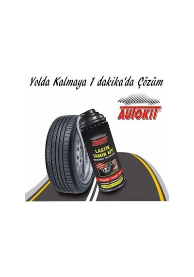 Btm Otomotiv 139 Autokit Lastik Tamir Kiti Acil Lastik Şişirici Sprey 450 Ml