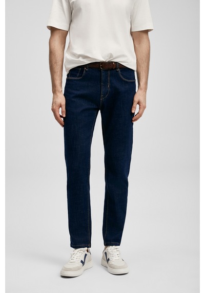 Lufian Aqua Smart Jean Erkek Pantolon Regular Fit Mavi Mavi 111200221100300 Mavi