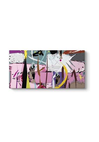 Paint Strokes Tablosu 60 X 30 -