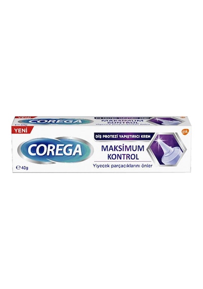 Corega Maksimum Kontrol Diş Protezi Yapıştırıcı Krem 40 Gr