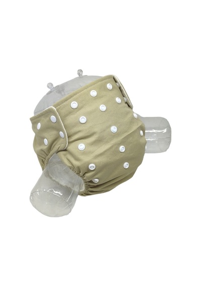Bezhane Baby Ybb Yıkanabilir Bebek Bezi Cepli Haki Yeşil 3kg-12k