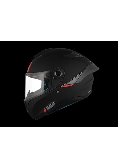 Mt Helmets Targo S Solid Kapalı Kask Mat Siyah L-
