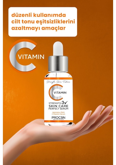 Procsın C Vitamini Aydınlatıcı Ve Ton Eşitleyici Bakım Serumu 20 ML
