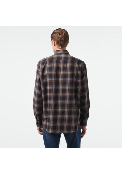 Nautica Erkek Kahverengi Classic Fit Gömlek Çizgili W47410t Kahverengi
