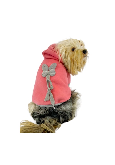 Pinky Rabbit Kapşonlu Sweatshirt Köpek Kıyafeti Köpek Elbisesi Pinky Rabbit Kapşonlu Sweatshirt Köpek Kıyafeti Köpek Elbisesi