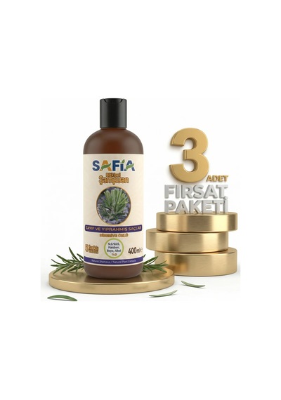 Safia Zayıf Ve Kırılgan Saçlar İçin Şampuan 3x400 Ml