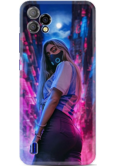 Reeder P13 Blue Plus 2022 Kılıf Boyun Askılı Mask Girl 1659
