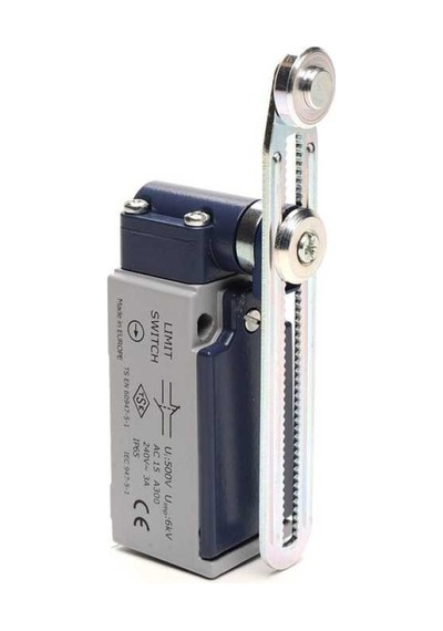 Emas L51K13MEM123 L51 Metal Gövde 18 mm Metal Ayarlanabilir Kollu Makara Ani Hareketli 1NO+1NC Sınır Şalter