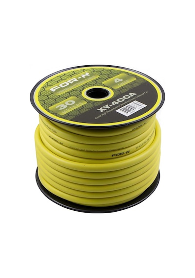 For-X Xy-4Cca Oto Anfi Power Kablosu 4Ga Kablo 30 Metre
