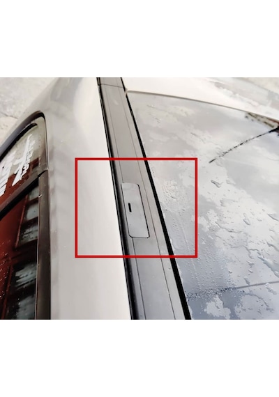 Renault Megane 2 Sunrooflu Tavan Çıtası Kapağı Tavan Döşeme Çerçevesi Siyah