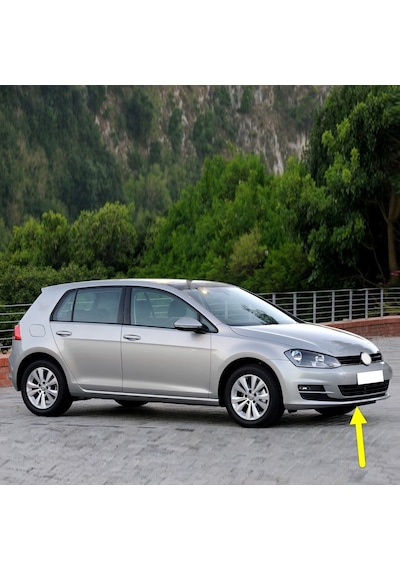 Vw Golf 7 2013-2017 Ön Tampon Alt Kaplama Spoyler 5g0805915