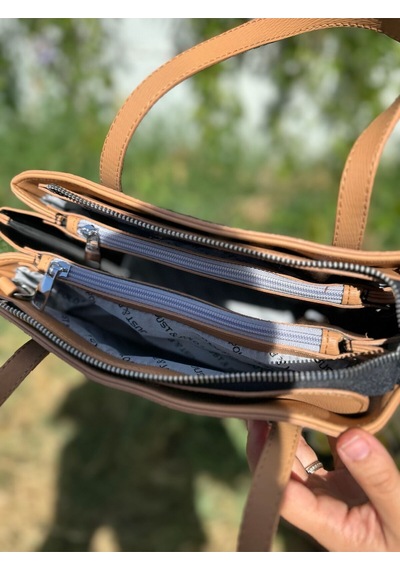 Just Polo Kadın Çantası 440113mh Taba - Siyah
